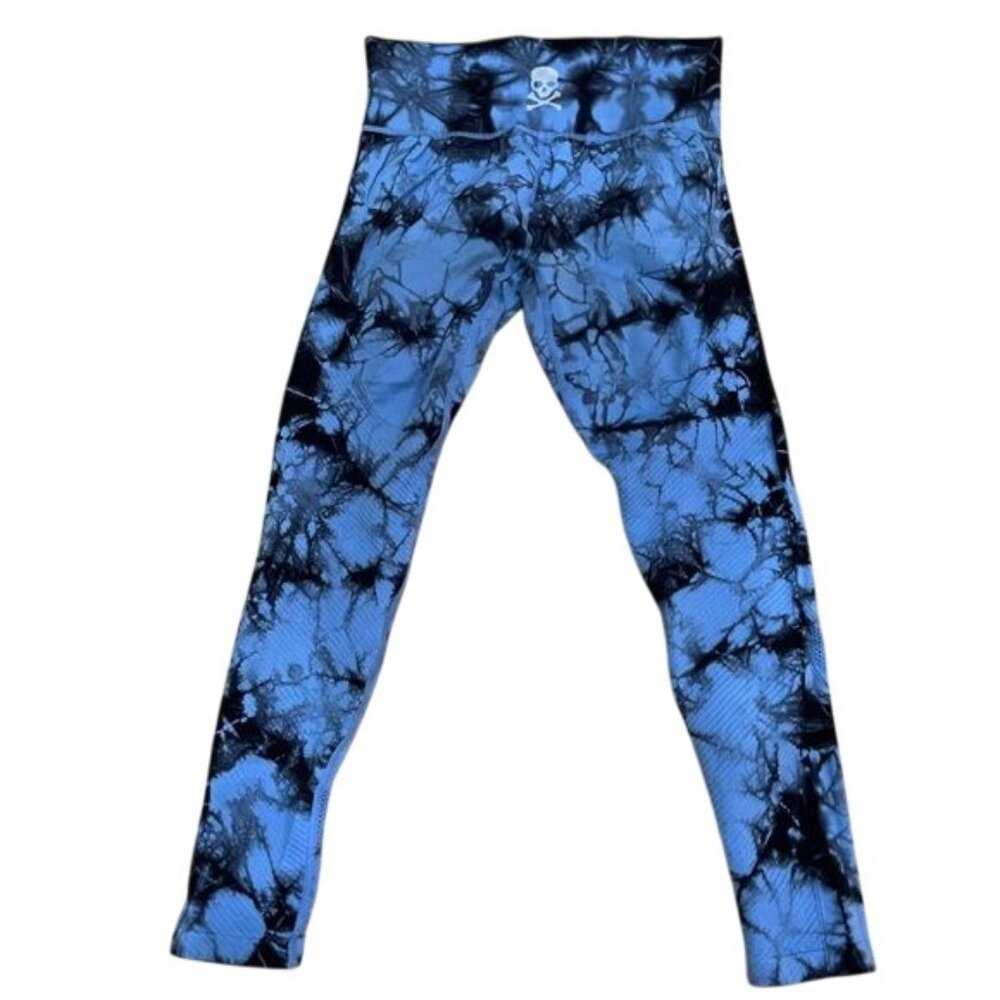 NWOT SOUL BY SOULCYCLE Downtown Seamless Cropped Leggings in Blue